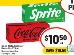 IGA Coca-cola, sprite or fanta offer