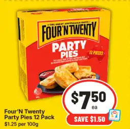 IGA Four'n twenty party pies offer