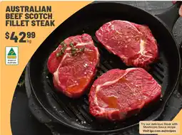 IGA Australian beef scotch fillet steak offer