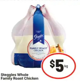 IGA Steggles whole family roast chicken offer