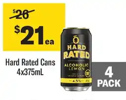 Coles Hard rated cans offer