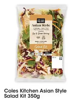 Coles Coles kitchen asian style salad kit offer
