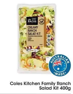 Coles Coles Kitchen Family Ranch Salad Kit offer