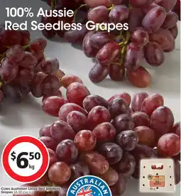 Coles Coles australian loose red seedless grapes offer