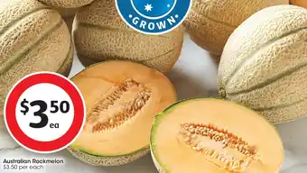 Coles Australian rockmelon offer