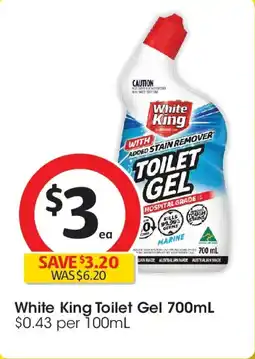 Coles White King Toilet Gel offer