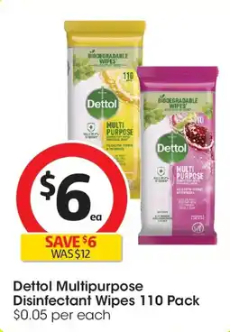 Coles Disinfectant wipes offer