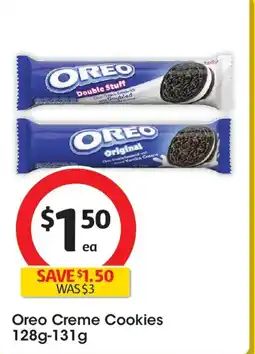 Coles Oreo creme cookies offer