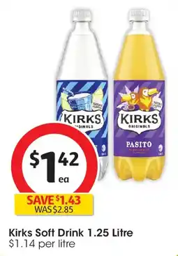 Coles Kirks Soft Drink offer