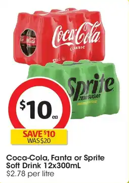 Coles Coca-cola, fanta or sprite soft drink offer