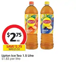 Coles Lipton Ice Tea offer