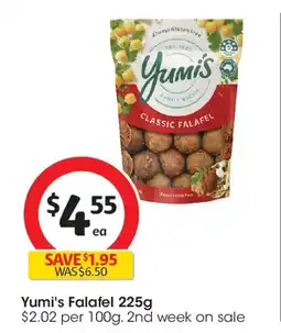 Coles Yumi's falafel offer