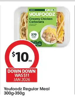 Coles Youfoodz regular meal offer