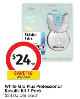 Coles White glo plus professional results kit offer