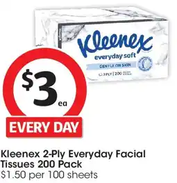 Coles 2-Ply Everyday Facial Tissues offer