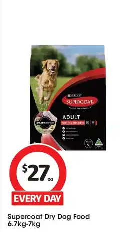 Coles Supercoat dry dog food offer