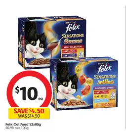 Coles Felix cat food offer