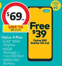 Coles Optus X Plus offer