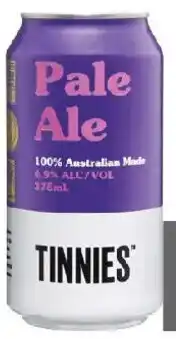 Coles Tinnies Pale Ale Can offer