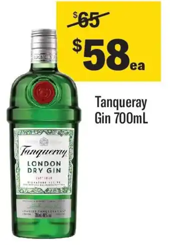 Coles Tanqueray Gin offer
