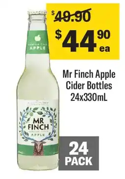 Coles Mr Finch Apple Cider Bottles offer