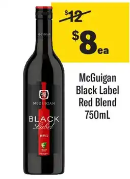 Coles McGuigan Black Label Red Blend offer