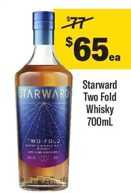 Coles Starward Two Fold Whisky offer