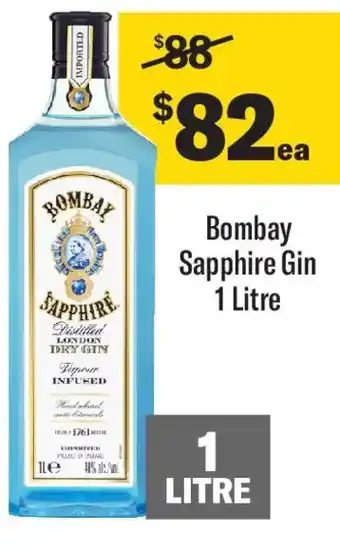 Coles Bombay Sapphire Gin offer