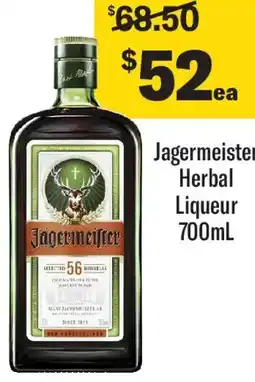 Coles Jagermeister Herbal Liqueur offer