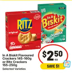 IGA In a biskit flavoured crackers offer