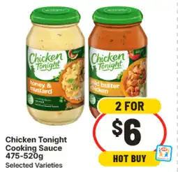 IGA Chicken tonight cooking sauce offer