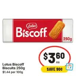 IGA Lotus biscoff biscuits offer