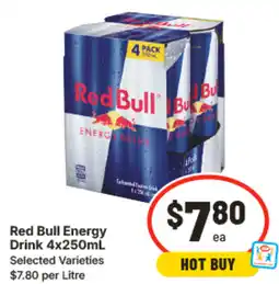 IGA Red bull energy drink offer
