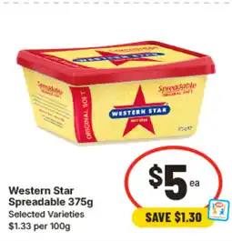IGA Western star spreadable offer