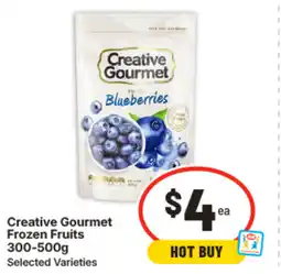 IGA Creative gourmet frozen fruits offer