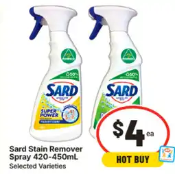 IGA Sard stain remover spray offer