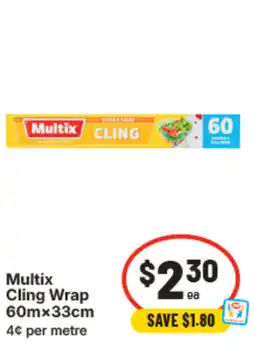 IGA Multix cling wrap offer