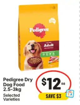 IGA Pedigree dry dog food offer