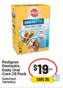IGA Pedigree dentastix daily oral care offer