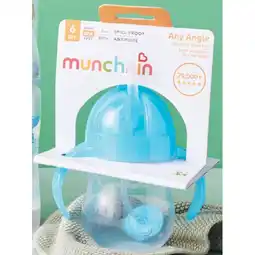 Woolworths Munchkin Weighted Flexi-Straw Cup – Assorted offer
