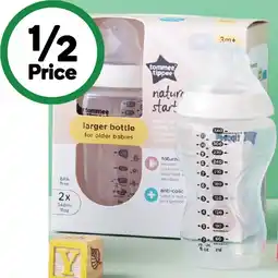 Woolworths Tommee Tippee Natural Start Bottles offer