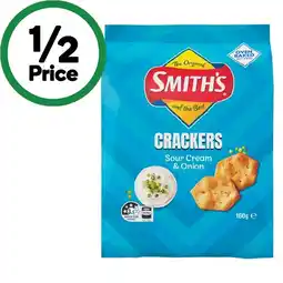 Woolworths Smith’s oven baked crackers offer