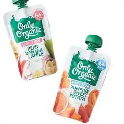 Woolworths Only Organic Baby Food Pouch offer
