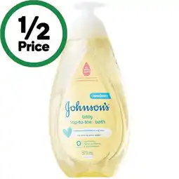 Woolworths Johnson's Baby Top-To-Toe Bath offer