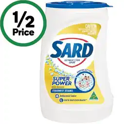Woolworths Sard Laundry Soaker-1 kg offer