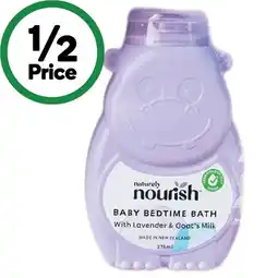 Woolworths Naturely Nourish Baby Bedtime Bath offer