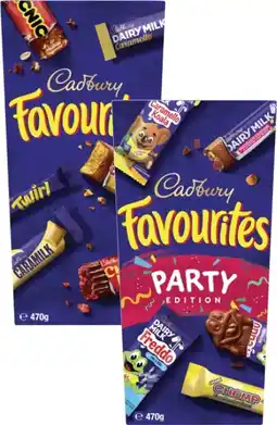 Coles Cadbury Favourites offer