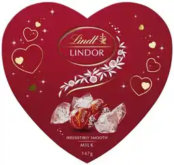 Coles Lindt Lindor Heart Gift Box offer