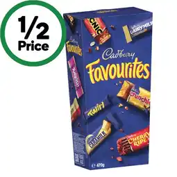 Woolworths Cadbury favourites offer