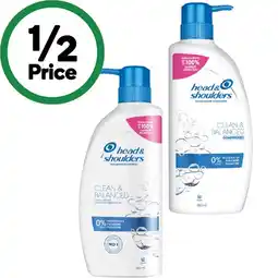 Woolworths Head & Shoulders Shampoo or Conditioner 850ml offer